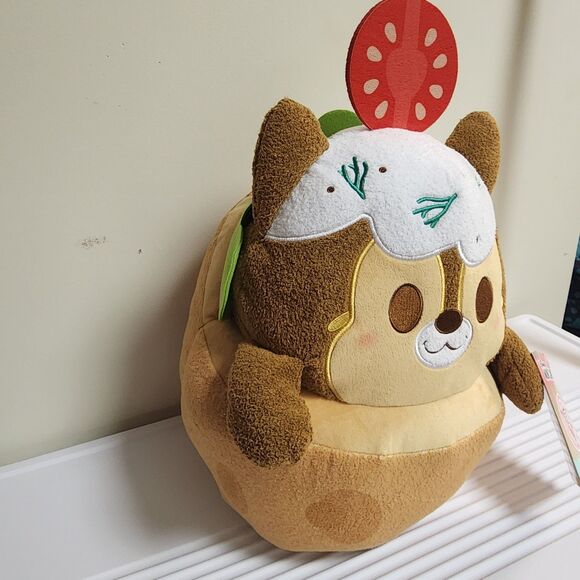 Disney Munchlings Chip 'n Dale Falafel Pita Pocket Chip Street Food Plush - Picture 4 of 12